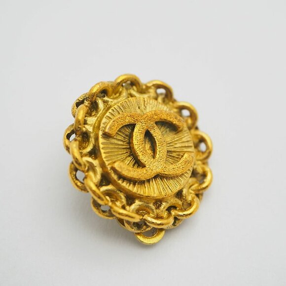 CHANEL Gold Earrings - Picture 5 of 9